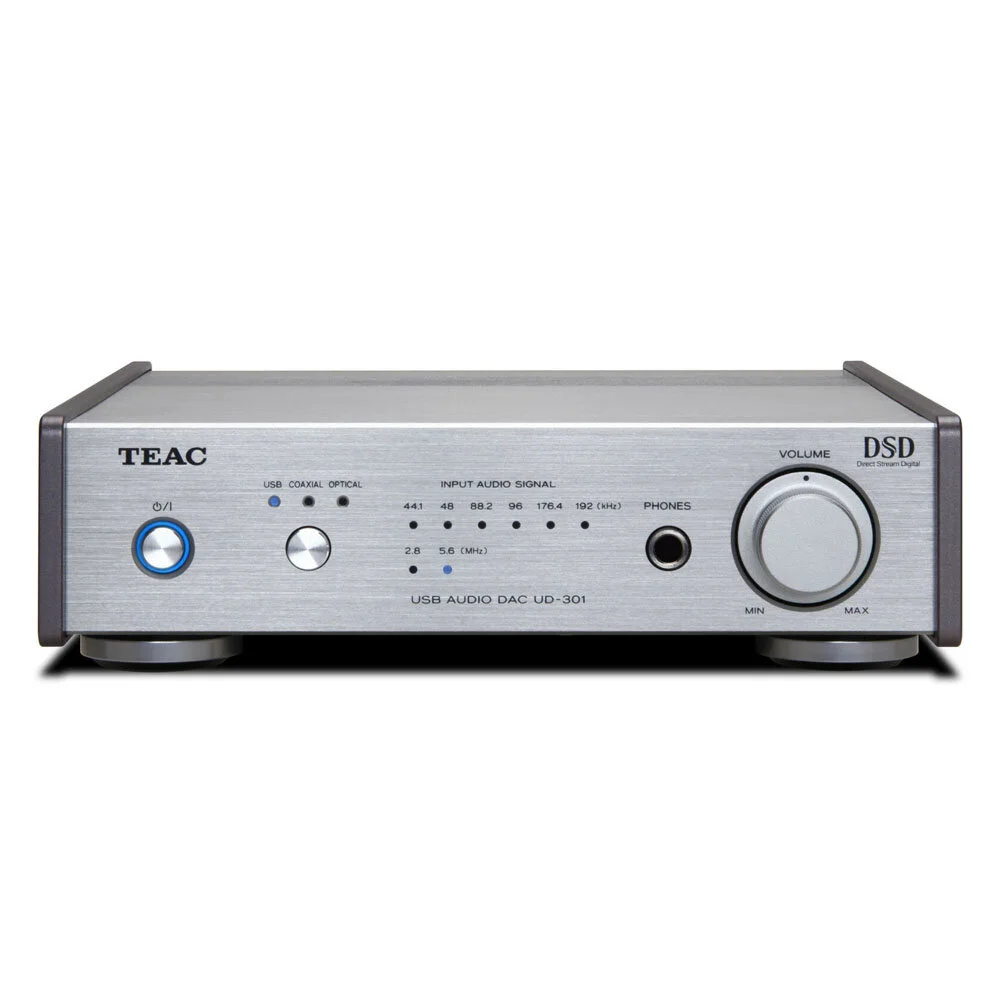 Teac Reference UD-301 Dual Monaural DAC D / A converter with USB UD301 Silver | Hyperfi Teac Reference UD-301 Dual Monaural DAC D / A converter with USB UD301 Silver | Hyperfi